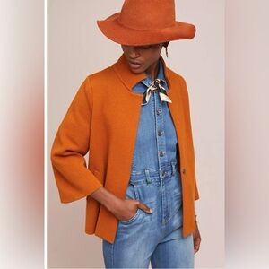 Moth x Anthropologie Orange Jacket